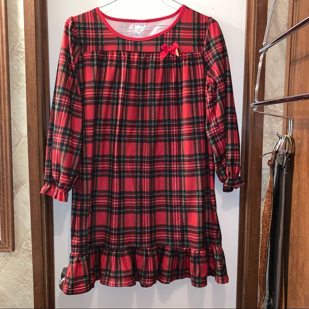 🌼 🎄Candlesticks Christmas Gown Nightgown Womens Size Small Sleepwear